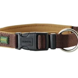 HUNTER Halsband Neopren Vario Plus 2,5 cm M-L 2 cm 45-50 cm braun/caramell Kracherpreis